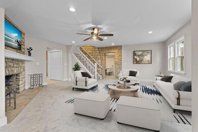 Digitally Staged Great Room