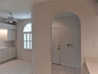 Eat-in area, front door and entry foyer