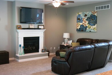 LVR with gas fireplace