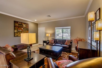 Entry-living room
