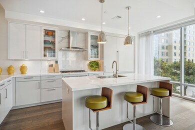 Chef's kitchen with SubZero refrigerator and dishw