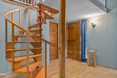 Inside entry & loft stairs