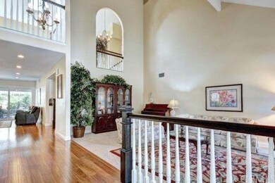 Beautiful cathedral ceilings in the living room to