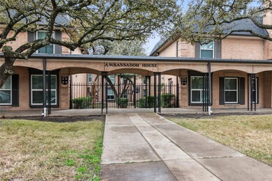 Formal entrance to complex
