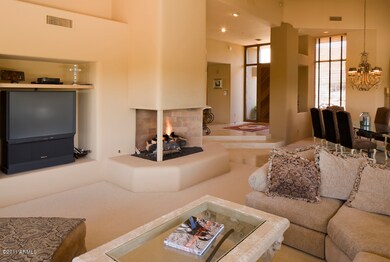 fireplace in living room