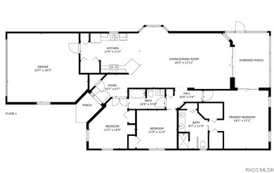 Floorplan for 1335 W Skyview Crossing Dr.