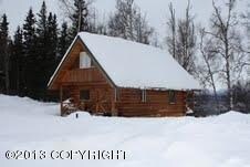 cabin in winter