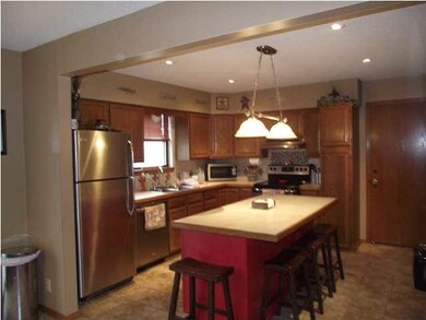 Remodeled Kitchen with Stainless steel appliances
