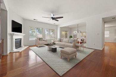 Virtually Staged Family Room