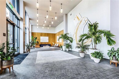 Enter the state of the art lobby, situated in a pi