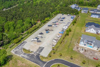 Drone / aerial view with a forest view