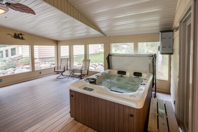 Hot tub included in sale