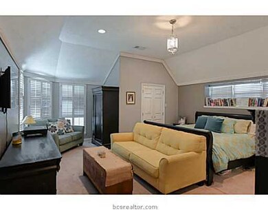 Master Bedroom. Oversized master suite tucked priv