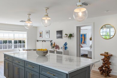 large kitchen with island