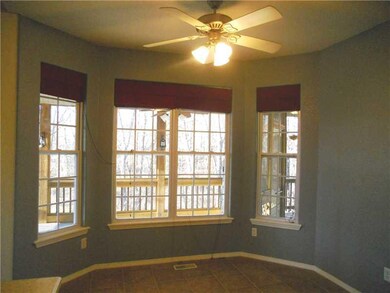 Exterior Front. The large nook area in the kitchen is perfect for informal meals and family gatherings.