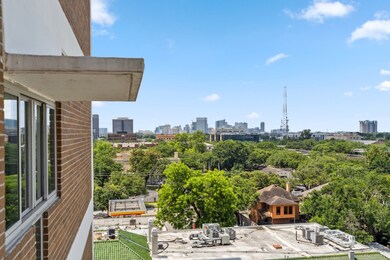 Striking south-facing view of the Texas Medical Ce