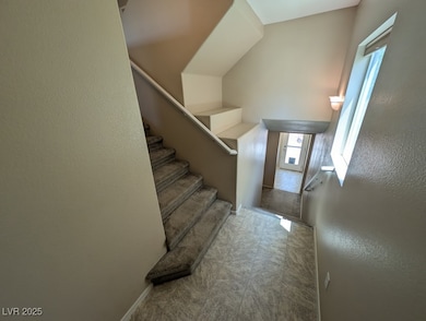 Stairway featuring baseboards