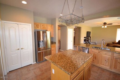 kitchen with large pantry