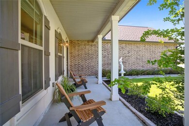 Drink your coffee on your covered front porch in a