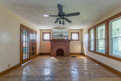 Hardwood Floors and Masonary Firepalce