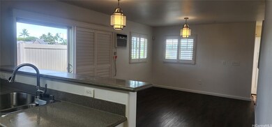 open kitchen to front room