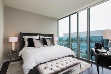 Bedroom with views of Downtown