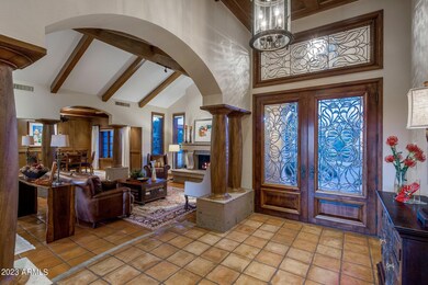 Leaded Glass Door & Transom