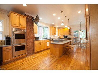 Large kitchen with tons of counter space, cabinets