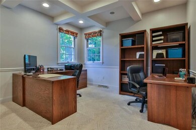 Tucked away from the main living space for quiet w