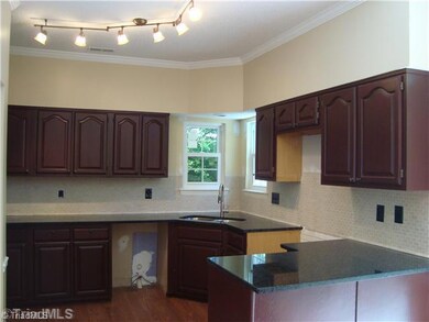 Kitchen. Finishing up on the final touches! Updated pictures will be posted soon.  Gorgeous granite counter tops and backsplash