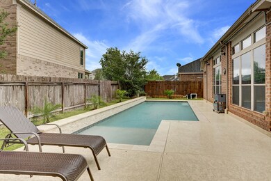 The gorgeous pool was constructed in 2020.