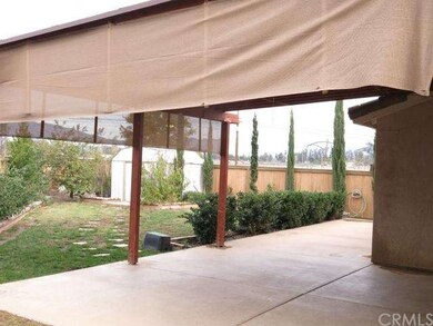 Covered patio area