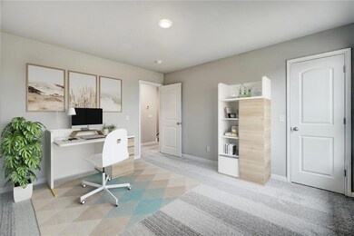 Spacious bedrooms and closets abound in this new h