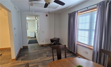 View of dining room and bonus space