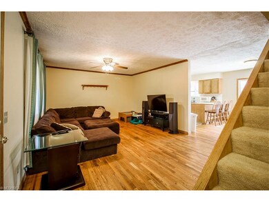 View as you step into the living room
