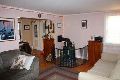 Living Room, Wood Stove conveys