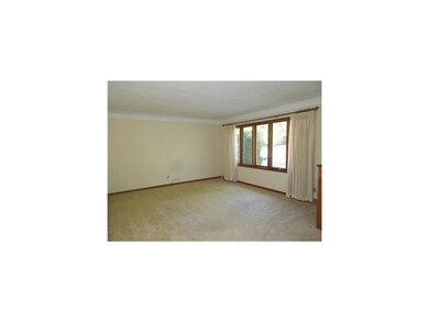 Living Room. Spacious living room with plaster wal