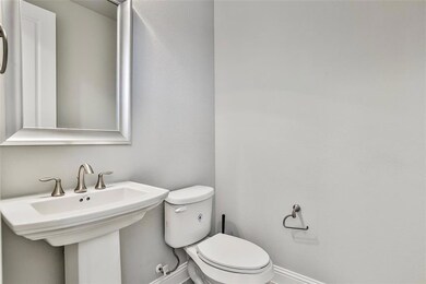 Half Bathroom is conveniently located downstairs near the Study!