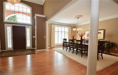 Elegant open dining room ideal for entertaining!