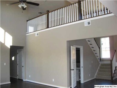 A view from the great room to the 2nd floor cat wa