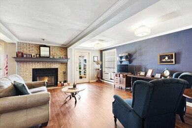 Nothing says home like family time in front of a wood burning fireplace.