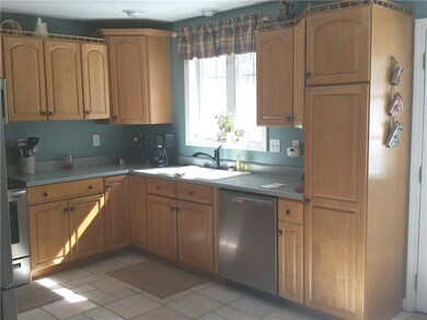 Sink and New Stainless dish washer,