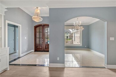 Front door, Dining room