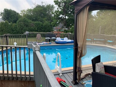 Above ground pool...