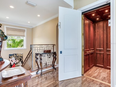 Paneled Residential Elevator to Living Areas