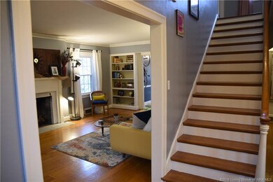Foyer View to Living Room