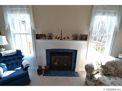Family Room. Family room with gas fireplace