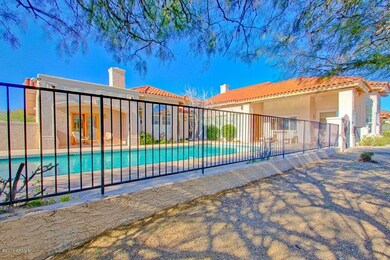 FRONT VIEW OF LAP POOL FROM STREET