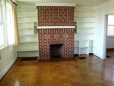 Living Room. Living room has parquet flooring, dec