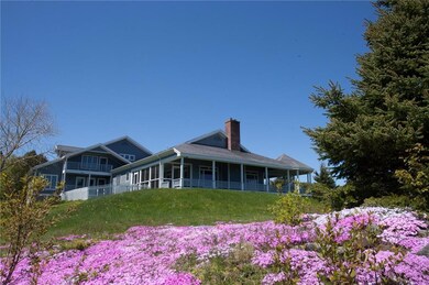 View from of the back of the property.